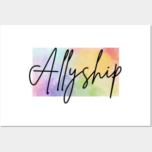 Allyship proud Posters and Art